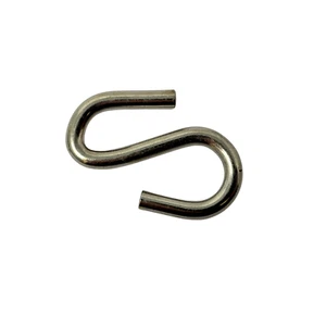 S Hook Chain End Hook for Long Case Clocks Steel Clockmaking Repair Part 30mm - Picture 1 of 1