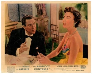 The Barefoot Contessa 1954 Original Lobby Card Edmond O'Brien Ava Gardner - Picture 1 of 1