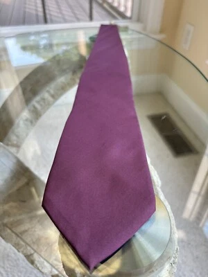 🔥🔥STEFANO CORSINI HECHO EN ITALIA HOMBRE CORBATA PÚRPURA ANCHO: 3.5” LARGO: 57” !🔥🔥 Foto 1 de 4