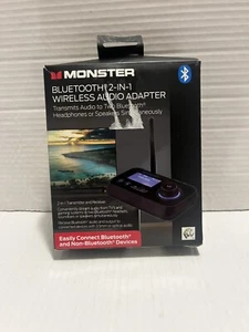 MONSTER - Bluetooth 2-IN-1 Wireless Audio Adapter - New B3 - Picture 1 of 3