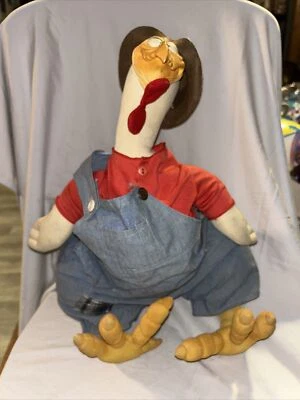 XAVIER ROBERT PLUCKETTS 24" PELUCHE DE POLLO TÍO SKEETER parche de col 1994 Foto 1 de 4