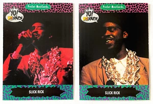 SLICK RICK 2 ProSet YO! MTV Raps CARD SET 1991 USA 1st Ed. 34Yrs! VINTAGE - Bild 1 von 5