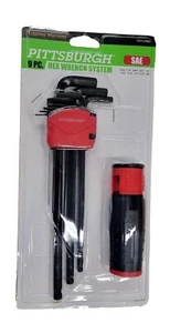 Pittsburgh 9pc Hex Wrench System / Sae - Picture 1 of 2