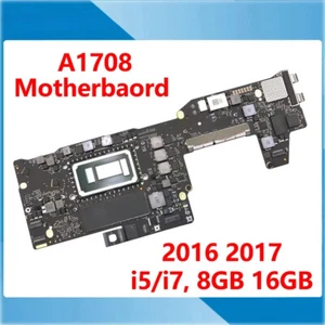 Motherboard For MacBook Pro 13" A1708 Laptop LogicBoardi5 i78GB16GB 820-00875-A  - Picture 1 of 5