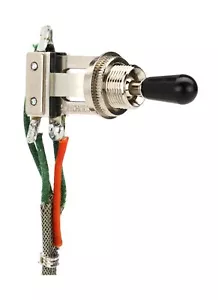 920D Custom Wired Switchcraft 3-way Les Paul Toggle Gavitt Braided Shield Wire - Picture 1 of 1
