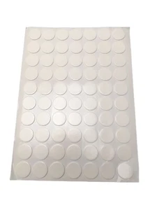 Yuanxue-840pcs Round Traceless Transparent Adhesive Tape Dot Double Sided Sticky - Picture 1 of 3