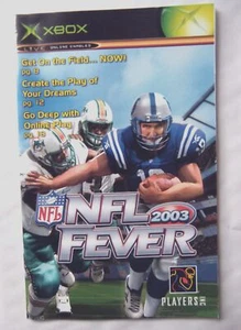 Folleto de instrucciones 53416 - fiebre de la NFL 2003 - Microsoft Xbox (2002) - Imagen 1 de 1