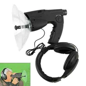 300FT Parabolic Sonic Listening Device Microphone Amplifier Spy Bionic Ear Sound - Picture 1 of 12