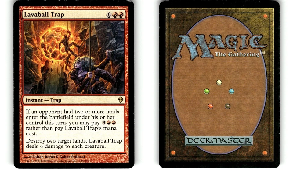 MTG Zendikar Lavaball Trap ZEN 135/244 R See Images - Image 1 of 1