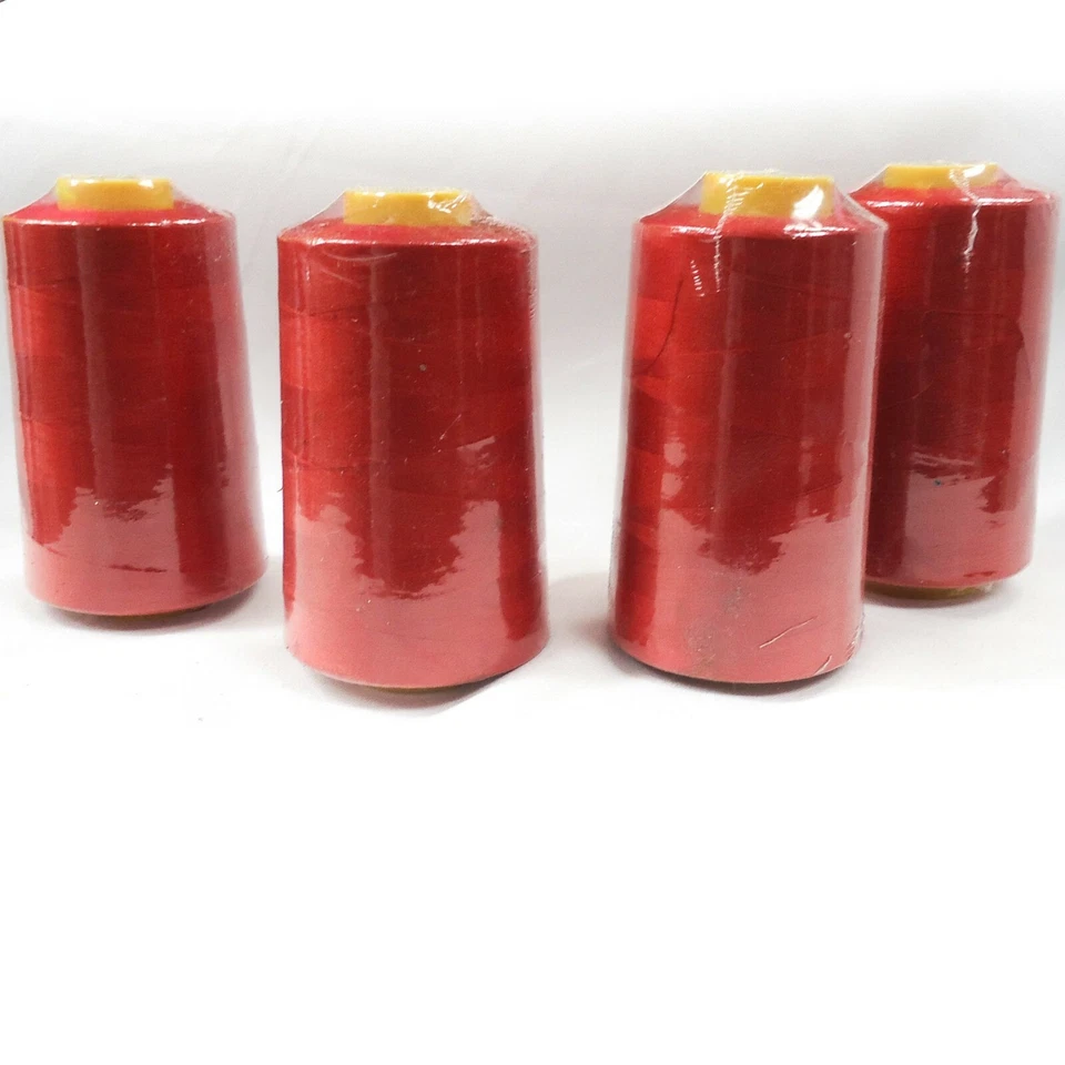 Perial Co 4 Cones of Polyester Threads for Sewing Quilting Serger 26 Colors - Image 1 of 1