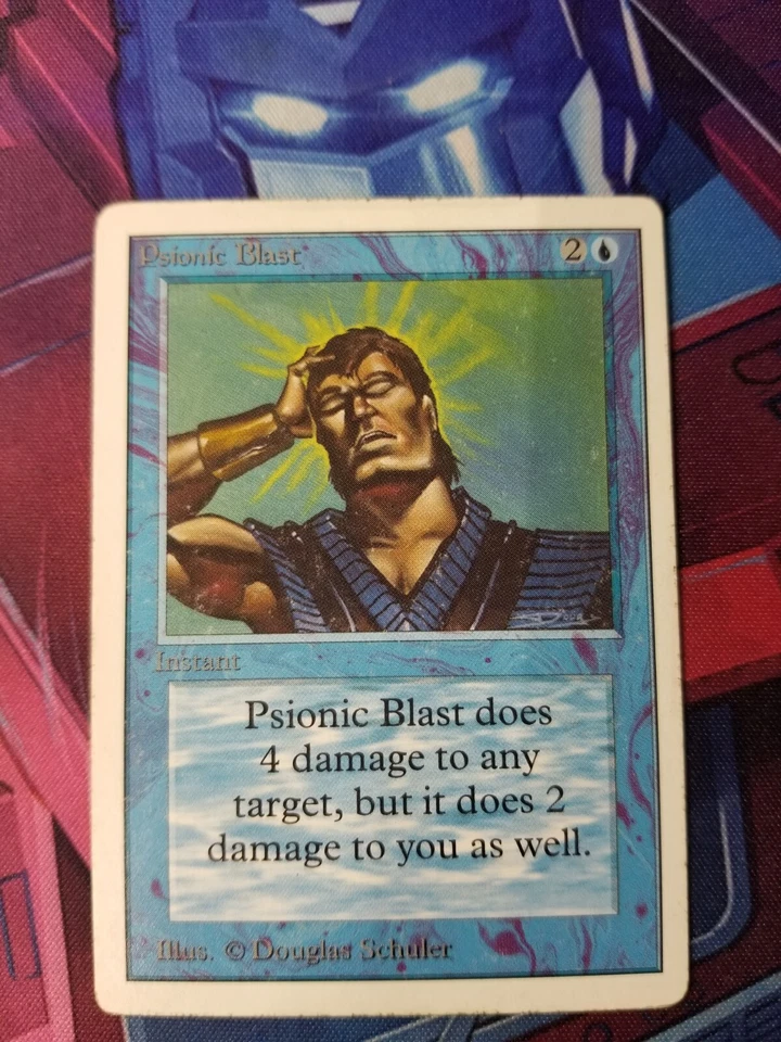 Psionic Blast (Unlimited) LP vintage MTG - Image 1 of 2