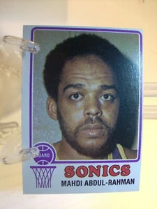 1973-74 Topps Basketball Karte #128 Mahdi Abdul-Rahman (86243) - Bild 1 von 2