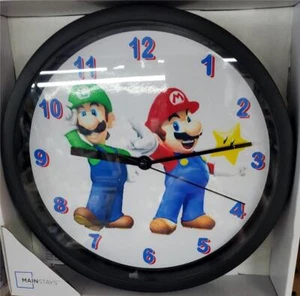 MARIO & LUIGI 8.78" WALL CLOCK - NEW IN BOX - Picture 1 of 1