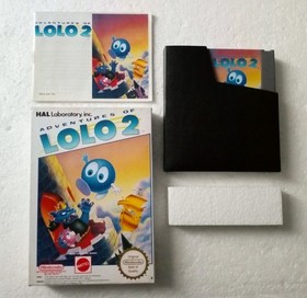 Videogame ADVENTURES OF LOLO 2 versione PAL A UK/ITA console Nintendo NES 8 bit
