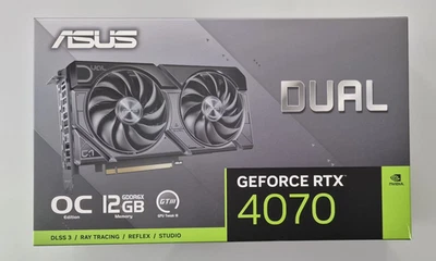 ASUS Dual RTX 4070 OC 12GB GDDR6X | Excellent Condition ✅ | Free Delivery📦 - Image 1 of 3