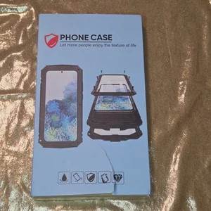 Custodia telefono I Phone 16 metallo nero con viti) - Foto 1 di 10