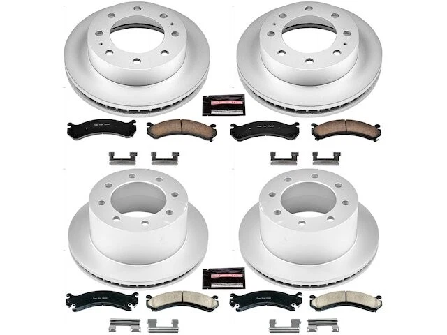 Front and Rear Brake Pad and Rotor Kit For 2007 GMC Sierra 3500 Classic KY374YY - Image 1 of 1