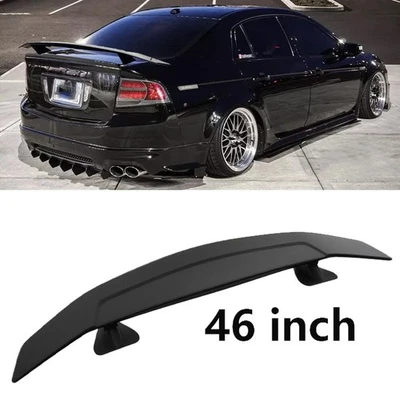 46"Rear Trunk Spoiler Lip Racing GT Style Wing Matte Black For ACURA TL Hardware Foto 1 de 4