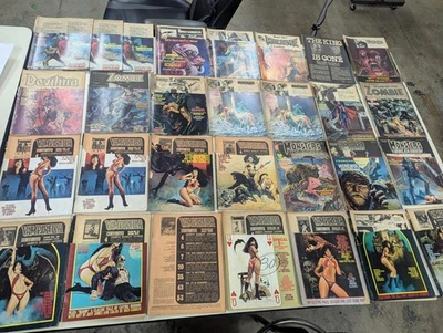 Lote de 29 REVISTAS de Terror Vintage Monstruos Vampirella Desatados Zombie Marvel Foto 1 de 4