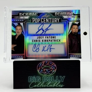 2025 Leaf Pop Century Joey Fatone Chris Kirkpatrick Double Feature Auto 4/7 - Picture 1 of 3