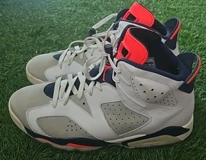 Nike Air Jordan 6 Retro Tinker Hatfield White/Infrared US Size 12 Trainers - Picture 1 of 6
