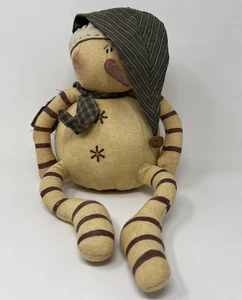 Vintage Honey and Me Primitive Rustic Country Folk Art Snowman Christmas Winter - Picture 1 of 11
