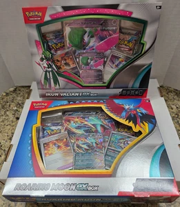Iron Valiant ex/Roaring Moon ex Pokemon S&V Box Sealed Paradox Rift (Set of 2) - Picture 1 of 3