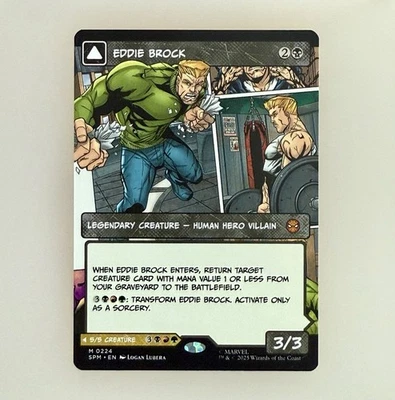 Magic the Gathering: Eddie Brock (0224) (Borderless) Marvel's Spider-Man Reg NM - Image 1 of 2