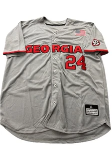 Camiseta de béisbol de los Georgia Bulldogs. Charlie Condon. Hombre XL. Gris. Raro. NCAA. - Imagen 1 de 12