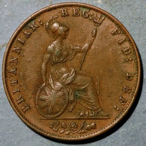 Great Britain 1/2 Penny 1859 Victoria KM# 726 - Picture 1 of 2