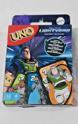 NEW Mattel Games UNO  Disney and Pixar Lightyear Card Game 2-10 Players - Image 1 of 2