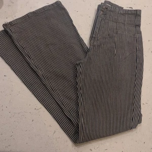 We The Free Blue Striped Jayde High Rise Flare Pants Size 29 NWOT - Picture 1 of 12