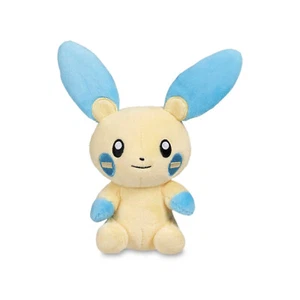 Sitting Cuties Minun Plush Pokemon Fit Scarlet & Violet Official Nintendo Switch - Picture 1 of 3