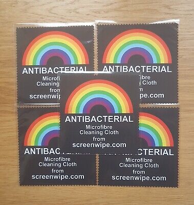 Antibac Microfibre Cleaning Cloth X 5 • 6.49£
