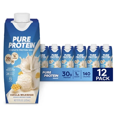 Batido de Proteína Pura Proteína Vainilla 30g Proteína Completa Vitaminas A, C, D y E Foto 1 de 4