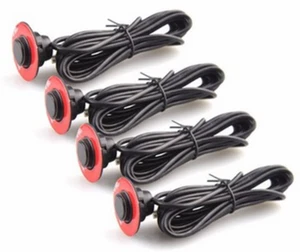 4PCS Parking Sensors Car Reverse Backup Rear Radar Sound Buzzer Alarm Kit 16mm - Picture 1 of 11