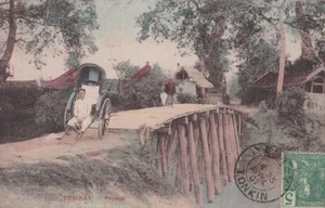 YEMBAY - Passage avec pousse-pousse TONKIN Passignat n° 132 Indochine Vietnam - Picture 1 of 2
