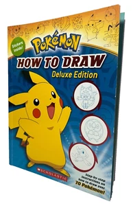 Pokemon How to Draw Deluxe Edition - Scholastic 2018 TPB 1st Print -Brand New - Picture 1 of 12