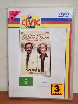 To The Manor Born: Series 3 (DVD) Penelope Keith - Region 4 - Ex Rental - Image 1 of 3