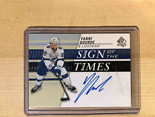 2019-20 SP Authentic Sign Of The Times Auto Yanni Gourde - Tampa Bay Lightning