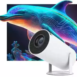 New HY300 Mini Pocket Smart Portable Projector 4k 1080P Home Theater Android 11 - Picture 1 of 5