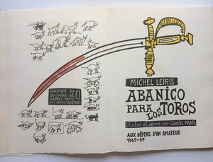 Michel LEIRIS "Stierhaus" NUM. 1/99 mit GRAVUREN von Gabriel PARIS - Bild 1 von 5