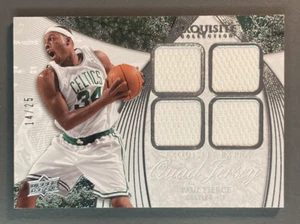 PAUL PIERCE 2007-08 Exquisite Collection Extra Quad Jerseys 14/25 - Foto 1 di 2