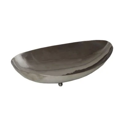 Dekoschale Egg Edelstahl poliert Schale Tischschale Obstschale Deko - Bild 1 von 2