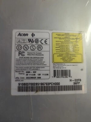  Acer 636A-002 36x IDE Internal CD-ROM Drive - Beige Bezel - Image 1 of 4