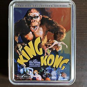 KING KONG 2-DISC COLLECTOR'S EDITION DVD IN METAL TIN Box