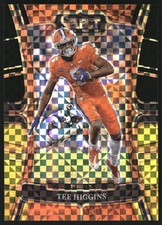 2023 Select Draft Picks Prizms Black and Gold Squares #66 Tee Higgins /100