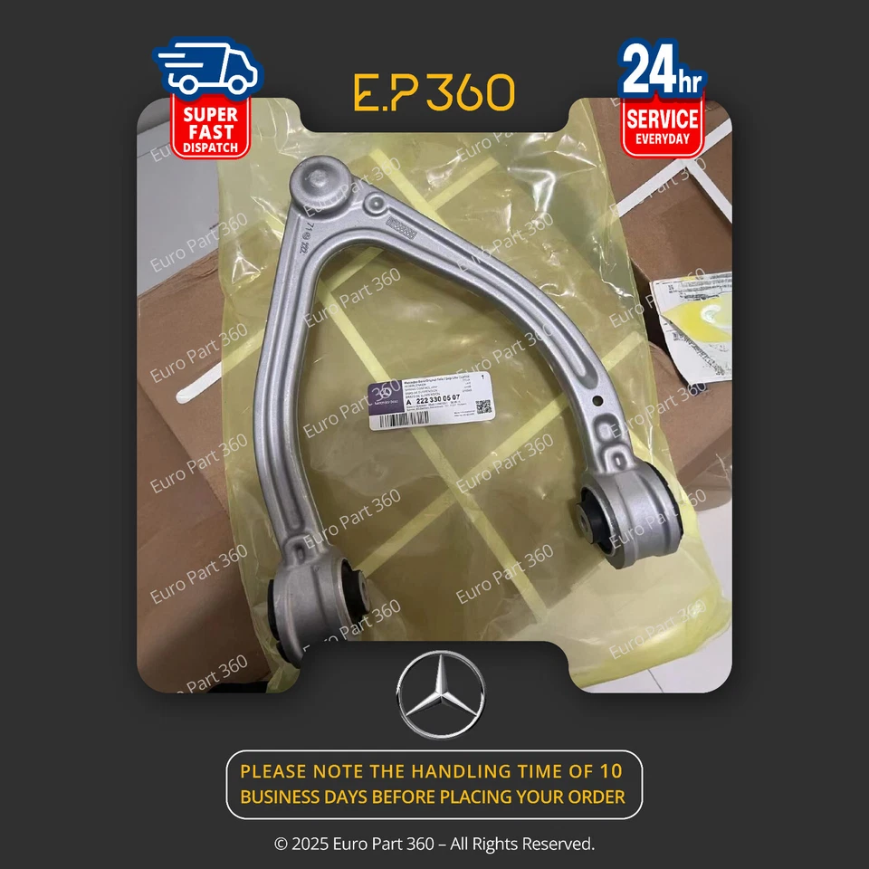 Braço de controle superior esquerdo dianteiro MERCEDES BENZ S65 AMG MAYBACH S560 S600 S650 S550 - Imagem 1 de 1