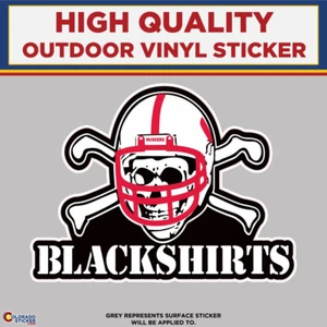 Blackshirts Huskers, Adesivi in Vinile di Alta Qualità - Foto 1 di 1