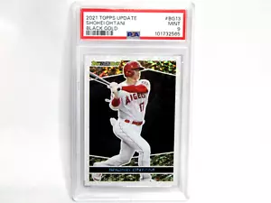 2021 Topps Update Black Gold Shohei Ohtani Black Gold PSA 9 BG13 - Picture 1 of 2